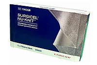 Гемостатик Surgicel Nu-knit (Серджисел Нью-Нит) 7,5см*10см 12 шт./упаковка, Ethicon 1943GB