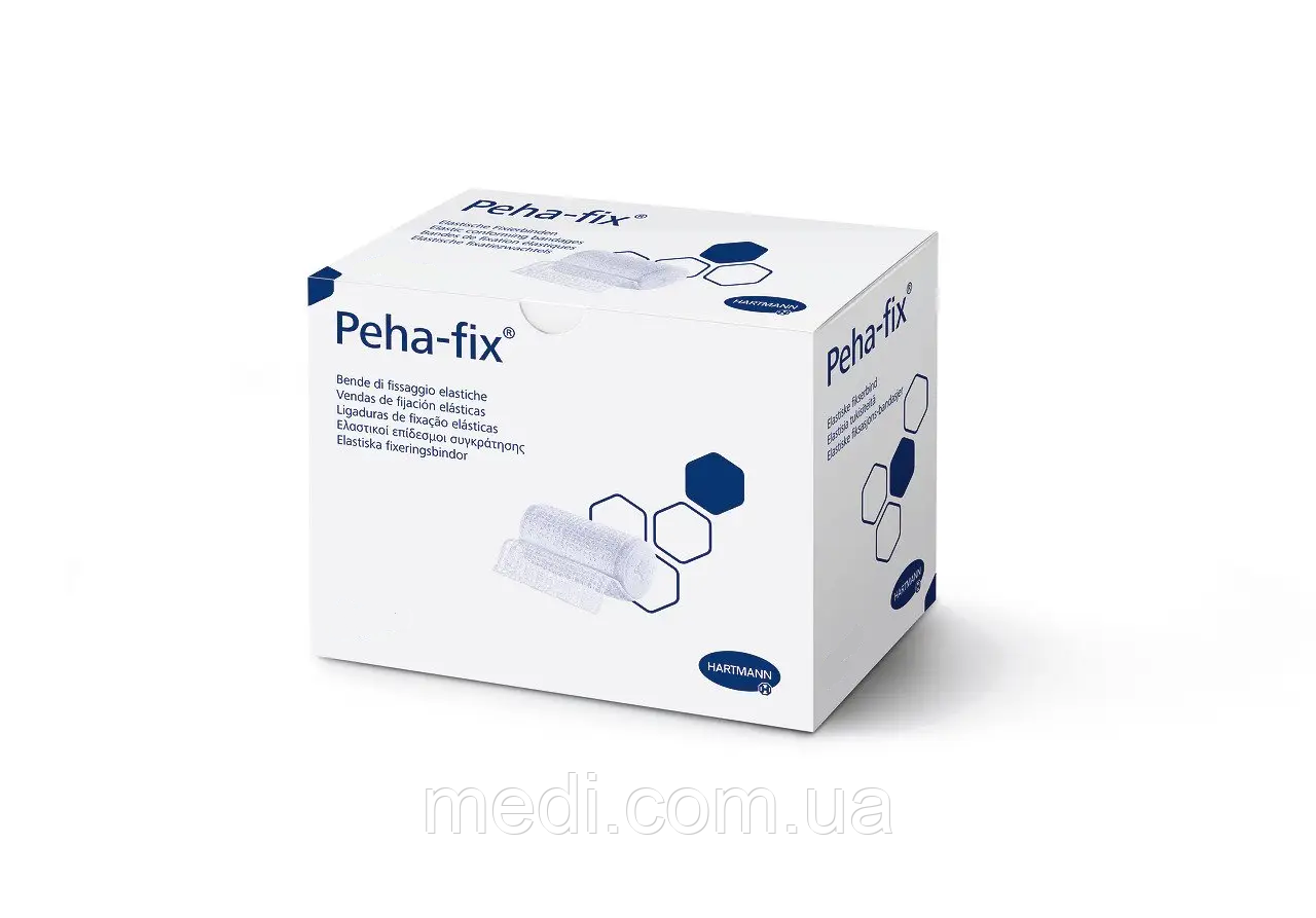 Бинт еластичний фіксуючий Peha-fix 6 см х 4 м 1 шт. Hartmann 303071, фото 1