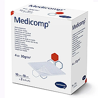 Серветка з нетканого матеріалу Medicomp® 10см*10см, Hartmann