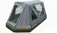 Тент - палатка для надувной ПВХ лодки Kolibri K-270T серая 33.225.0.35