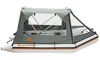 Тент - палатка для надувного ПВХ човна Kolibri KM-330 - KM-330D серая 33.220.0.35