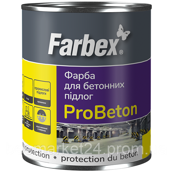 Фарба для бетонної підлоги Farbex ProBeton Світло-Сіра (2.8кг)