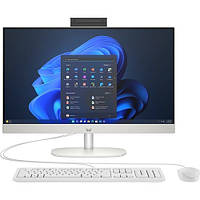 Моноблок с клавиатурой и мышкой 23.8'' HP ProOne 240 G10 i3-N300/8Gb/SSD256Gb/Cam/DOS Shell White (885G4EA)