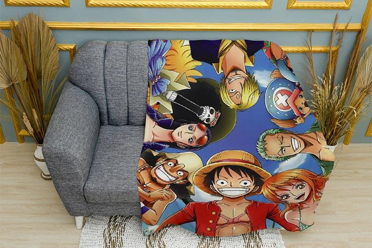 Плед «Брук та Френкі. Великий куш. Brook and Franky. One Piece»