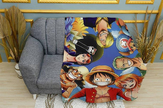 Плед «Брук та Френкі. Великий куш. Brook and Franky. One Piece», фото 1