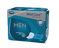 Прокладки урологические для мужчин, V-образной формы с манжетами MoliCare Premium MEN PAD 4 капли