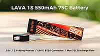 Аккумулятор для FPV BetaFPV Lava 1S 550mAh 75C BT2.0 Cetus Meteor