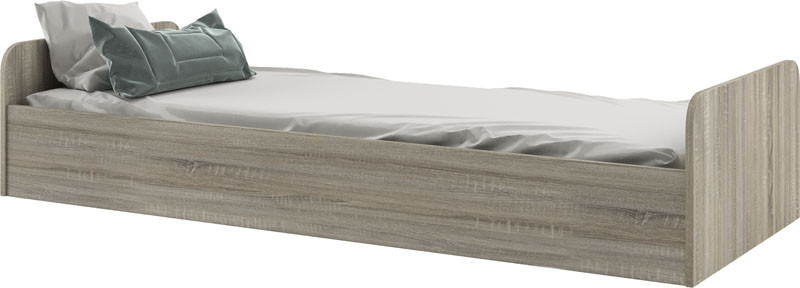 Ліжко Савана дуб крафт сірий (Світ Меблів), фото 1