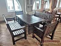 Дерев'яні меблі з масиву сосни з патуванням від виробника, комплект Furniture set 43