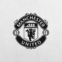 Деревянное панно емблема Manchester United FC ФК (Манчестер Юнайтед) / МДФ / 59x59 см