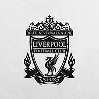 Деревянное панно емблема Liverpool FC ФК (Ліверпуль) / Фанера / 59x79 см