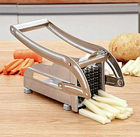 Картоплерезка Potato Chipper Silver Машинка для нарезки картофеля фри ручная