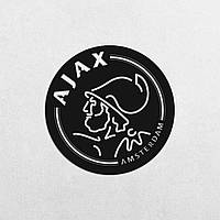 Деревянное панно емблема AFC Ajax ФК (Аякс) / Фанера / 59x59 см