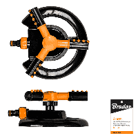 Ороситель вращающийся с 3-мя регулируемыми рожками, BLACK LINE, ECO-1030