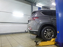 Фаркоп Hyundai Santa Fe 3 TM 2018-2020 (Хендай Санта Фе 3) польський на болтах, фото 4