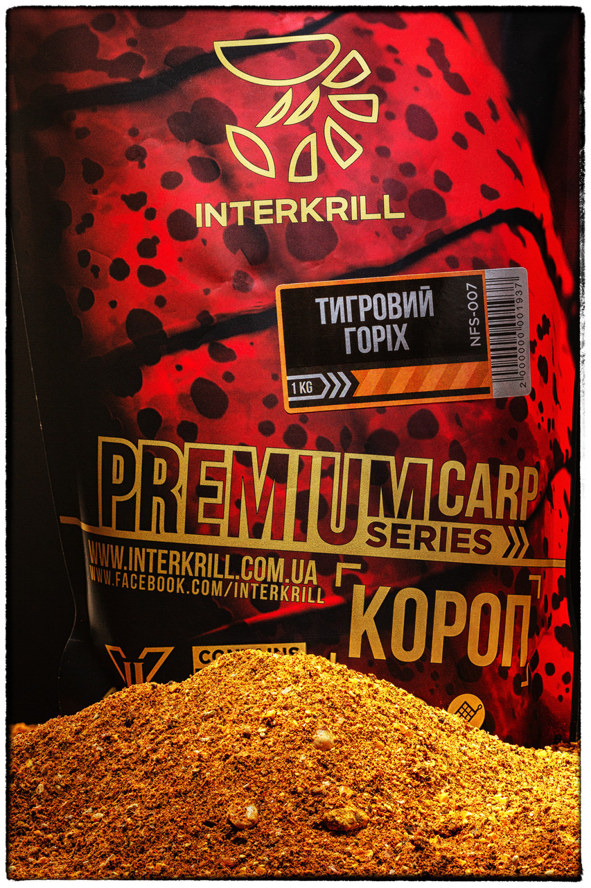 Прикормка Інтеркриль Premium Series КОРОП-Тигровий Горіх 1 кг