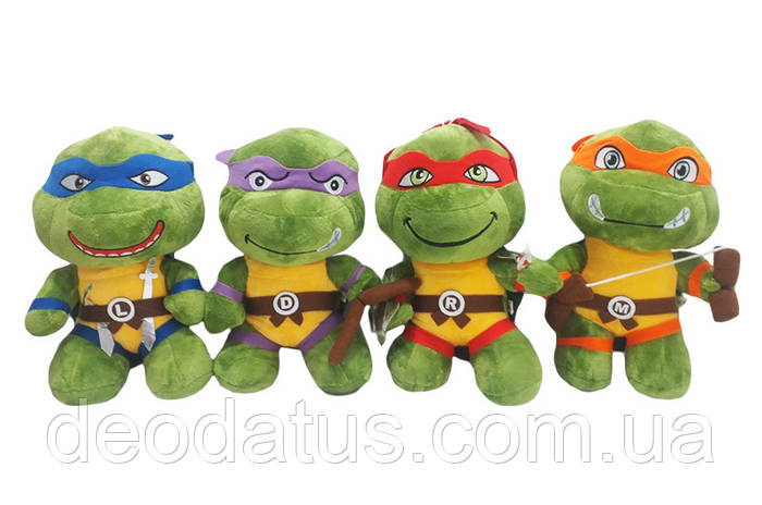 Мягкая игрушка Черепашки Ниндзя в ассортименте размер 20 см (ID ...