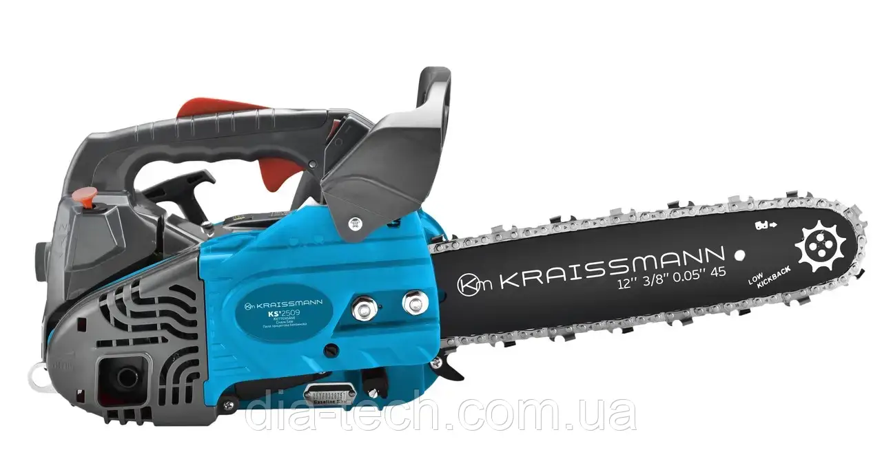 БЕНЗОПИЛА KRAISSMANN KS'2509 (1 ШИНА, 1 ЛАНЦЮГ), фото 1