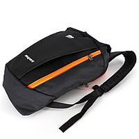 Стильний дитячий рюкзак Mayers Чорний помаранчева блискавка для повсякденного використання 10 літрів (M0078)