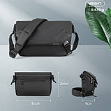 Сумка месенджер Mark Ryden MR8109 відділом під планшет 9.7 дюймів (Чорний), фото 4