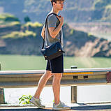 Сумка месенджер Mark Ryden MR8109 відділом під планшет 9.7 дюймів (Чорний), фото 7