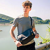 Сумка месенджер Mark Ryden MR8109 відділом під планшет 9.7 дюймів (Чорний), фото 8