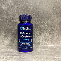 Life Extension, NAC N-ацетил-L-цистеїн, 600 мг, 60 капсул