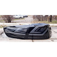 Задня світлодіодна оптика (задні ліхтарі, RGB, Full Led) для Mitsubishi Lancer X 2010+