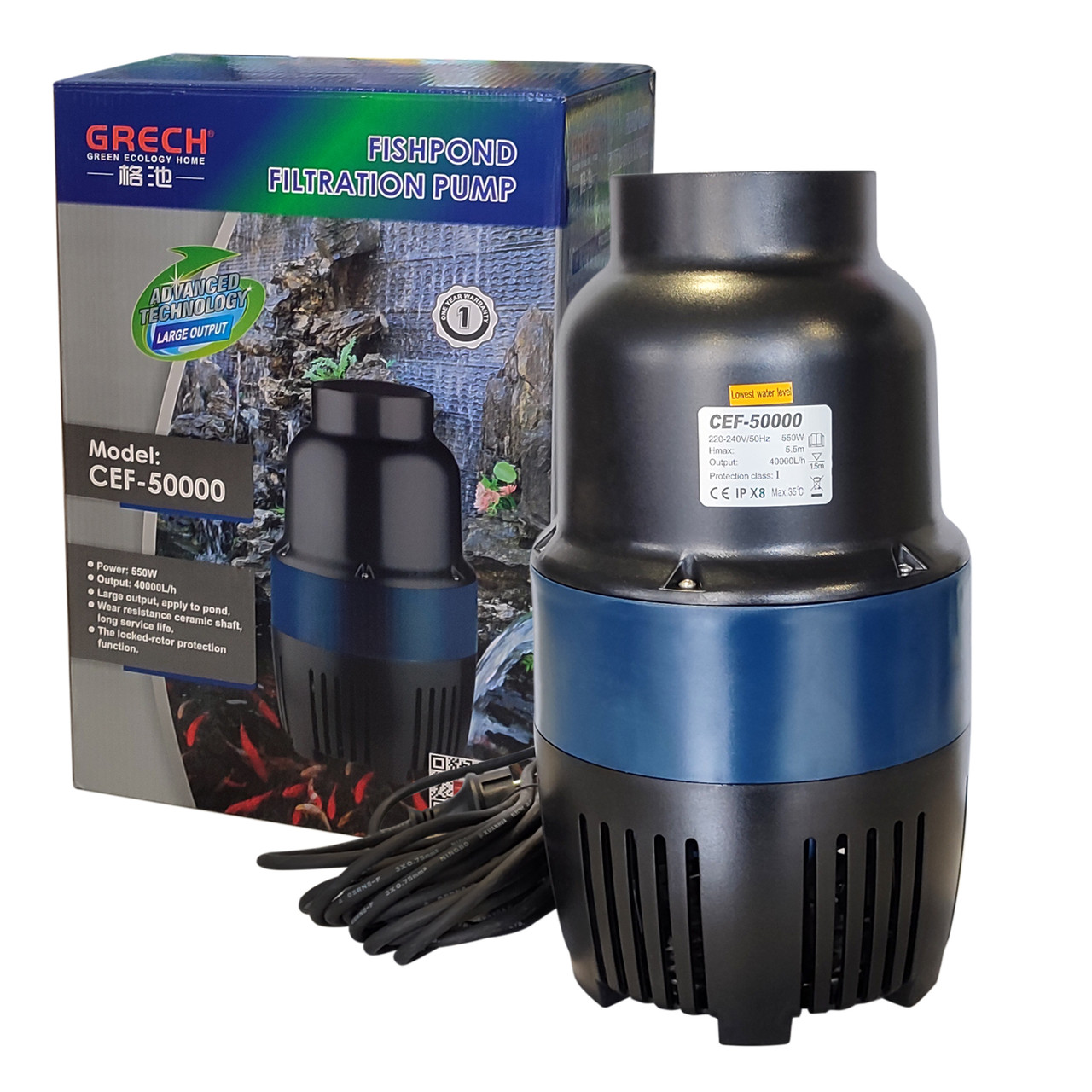 Насос для ставка SunSun CEF-50000, 40000 л/год, фото 1
