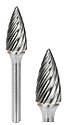 Борфреза сфероконічна загострена (снарядна) PROFITOOL - 8х20х64x6 мм INOX (G08206-3INOX), фото 2