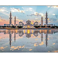 Алмазна мозаїка Мечеть шейха Зайда 30х40 ПРЕМІУМ (Strateg) HEG86039