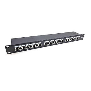 Патч-панель 19' 24xRJ-45 FTP, кат. 5e (WT-2084-CAT.5E)