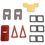 Конструктор магнітний 60 деталей Зоопарк Play Smart, фото 9