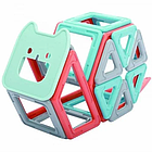 Конструктор магнітний 60 деталей Зоопарк Play Smart, фото 4