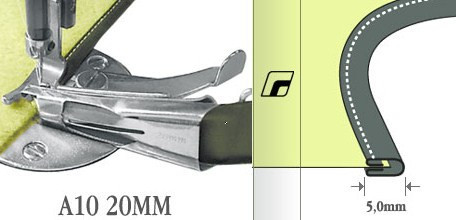 Оканант A10/S60 20mm 13/16" Golden eagle окантувач у 4 складання