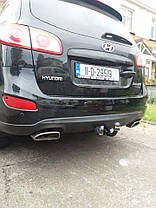 Фаркоп Hyundai Santa Fe 2 2006-2012 (Хендай Санта Фе 2) польський на болтах, фото 4