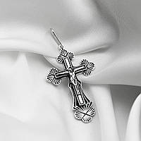 Крест серебряный православный 40*24 мм крестик