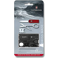 Набор Victorinox Swisscard Lite 82х54х4мм/13функ/прозрачный черный, блистер