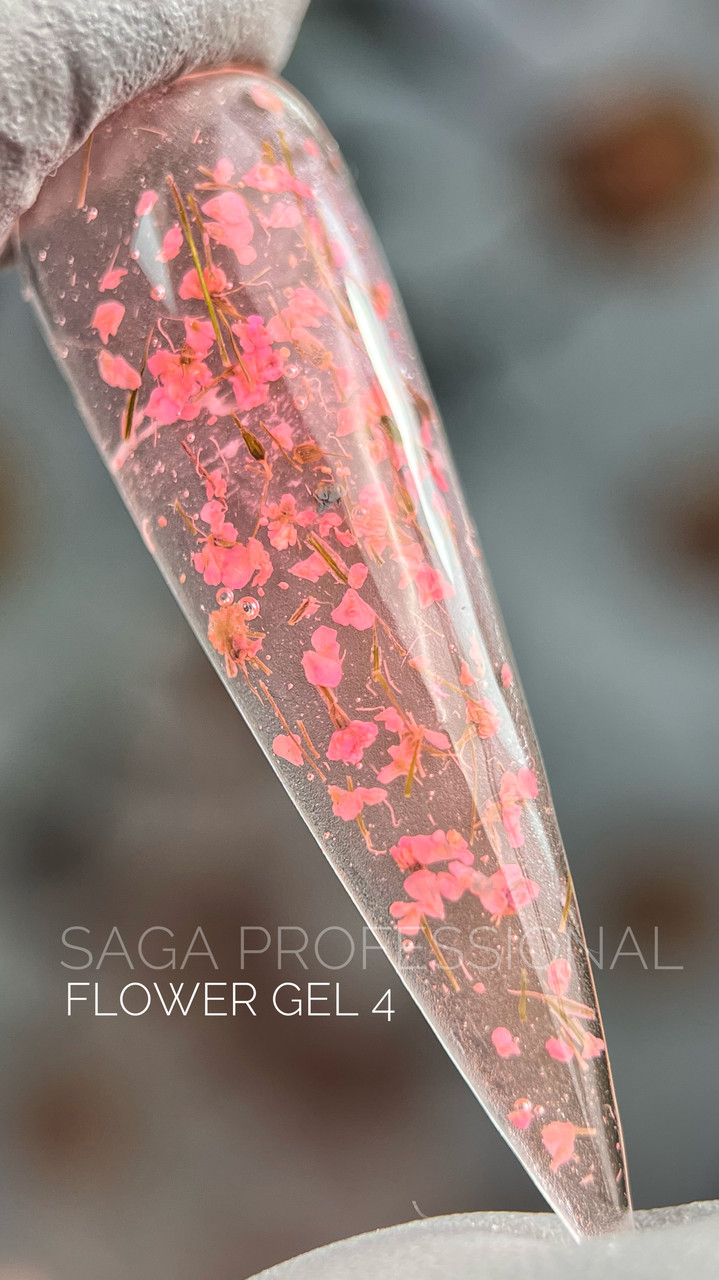 Гель із сухоцвітами SAGA Flower Fairy Gel No04, 5 г, фото 1