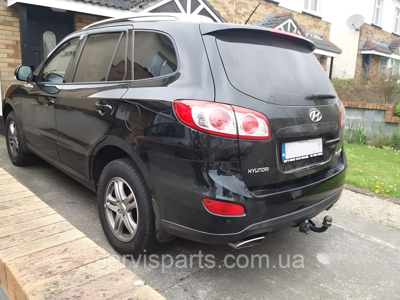 Фаркоп Hyundai Santa Fe 2 2006-2012 (Хендай Санта Фе 2) польський на болтах