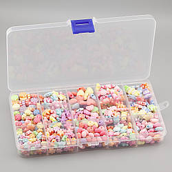 Набір для виготовлення прикрас №16 17,3х10х2,2см 15 відділень (+-530шт.)