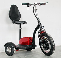 Електроскутер ENERGY для дорослих і дітей Трицикл 3-колісний електричний самокат 48v 350w червоний