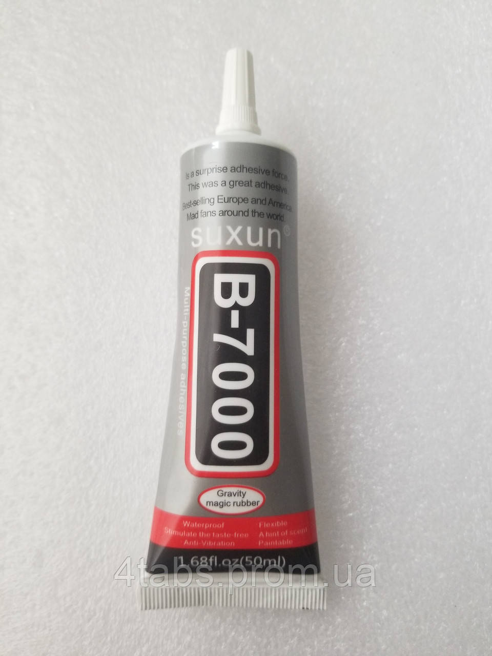 Клей силіконовий B-7000 B7000 B 7000 15 ml у тюбику з дозатором Прозорий