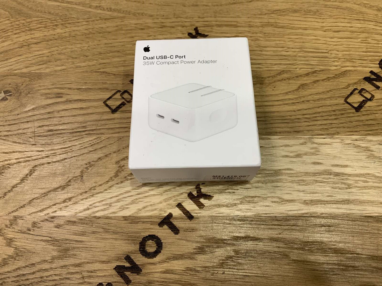 Адаптер Apple Dual USB-C 35W Power Adapter (A2571/MNWM3) Оригінал | Новий