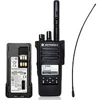 Комплект оригінальна радіостанція цифрова Motorola DP4600e VHF AES-256 шифрування з додатковим акумулятором та