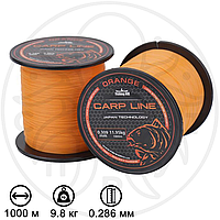 Леска Fishing ROI Orange Carp Line 0.286мм 9.8кг 1000м