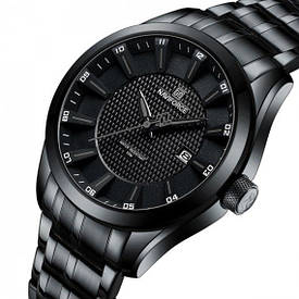 Чоловічий наручний годинник Naviforce Perfect (Чорний)
