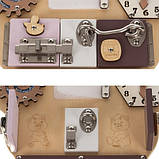 Розвиваюча дошка- бізіборд ведмедик 14в1 Kruzzel 22584, фото 8