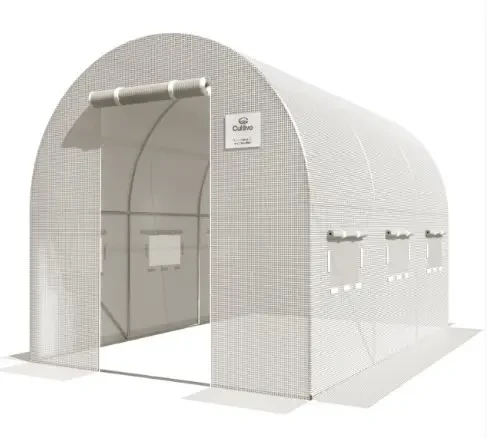 Теплиця садова, парник Польща 2х3х2м біла 6м2, фото 1