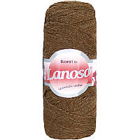 Lanoso BONITO (Боніто) № 909  світло-коричневий (Пряжа вовняна з акрилом, нитки для в'язання)